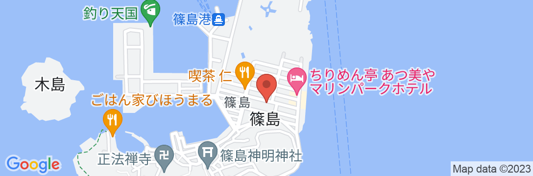 四季旬彩ふぐの宿 潮幸<篠島>の地図