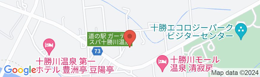 十勝川温泉 笹井ホテルの地図