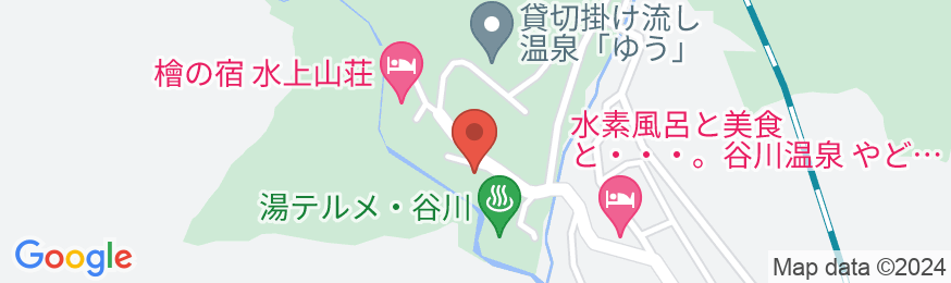 谷川温泉 金盛館せゝらぎ(せせらぎ)の地図