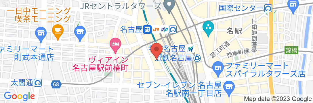 名古屋フラワーホテルの地図