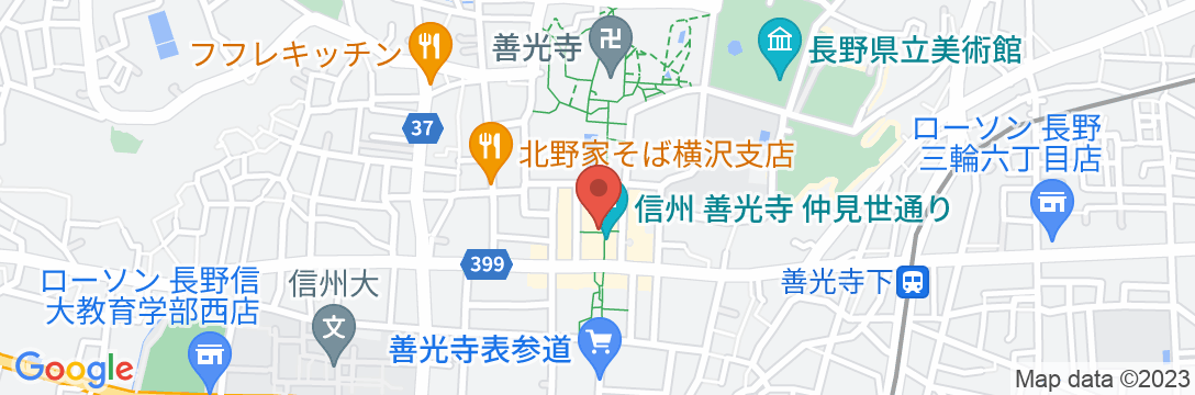 地蔵館 松屋旅館の地図