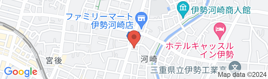 伊勢河崎の町宿 星出館の地図