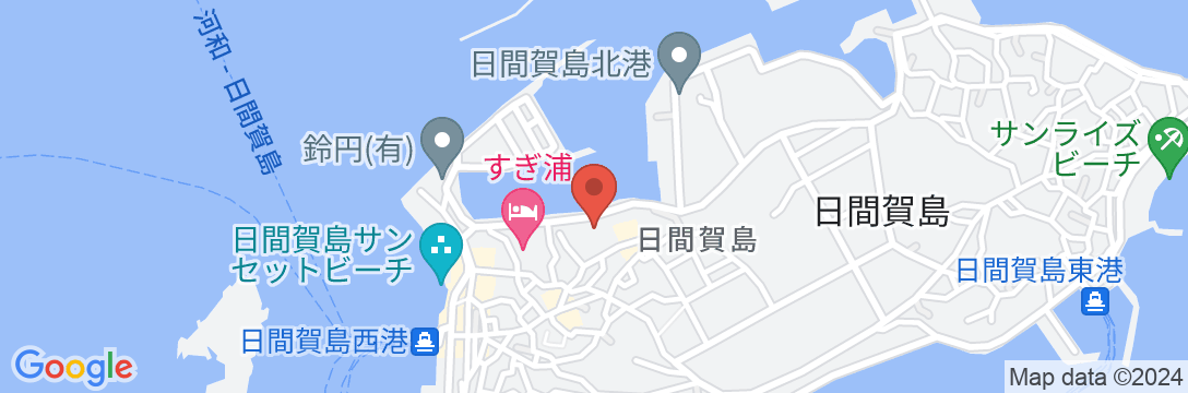 日間賀島 旬味覚の宿 上海荘の地図