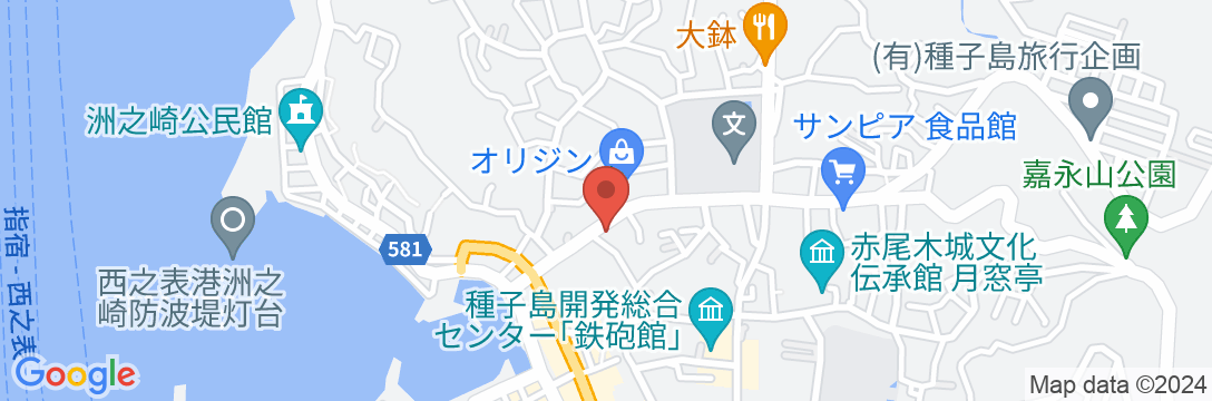 料理の美味しい宿 旅館 美春荘<種子島>の地図