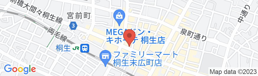 パールホテル<桐生市>の地図