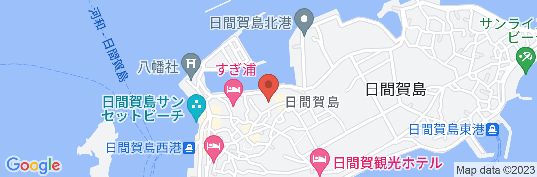 日間賀島 民宿・釣船すずらんの地図