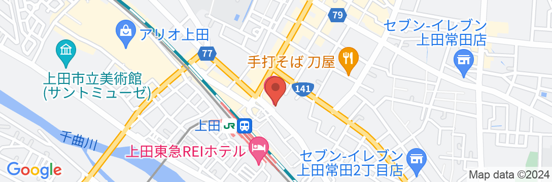 相鉄フレッサイン長野上田駅前の地図