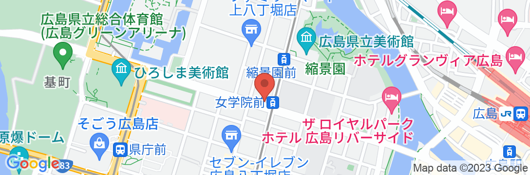 広島パシフィックホテルの地図