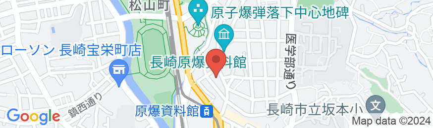 ホテルセントポール長崎の地図