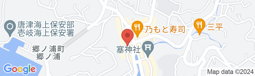 西岡屋旅館 <壱岐島>の地図