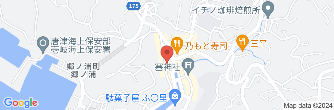 西岡屋旅館 <壱岐島>の地図