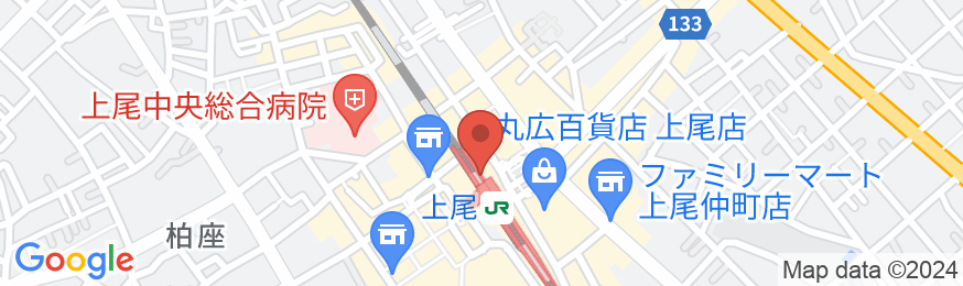 上尾東武ホテルの地図