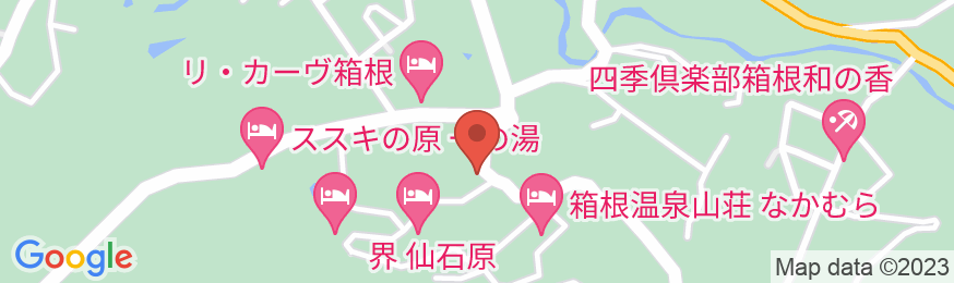 箱根温泉山荘 なかむらの地図
