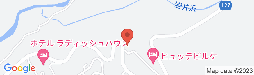 田沢湖高原温泉 どんぐり山荘の地図