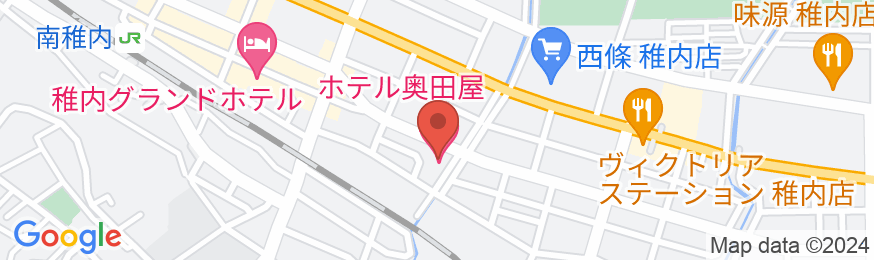 ホテル 奥田屋の地図