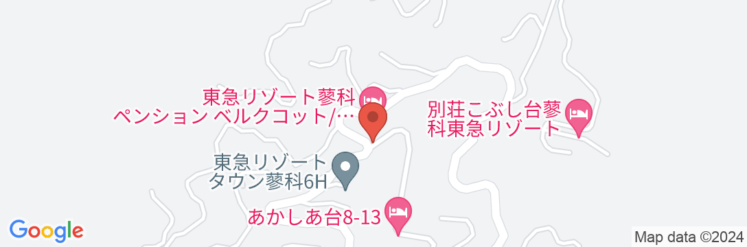無料貸切露天風呂のある宿 蓼科壱番館の地図