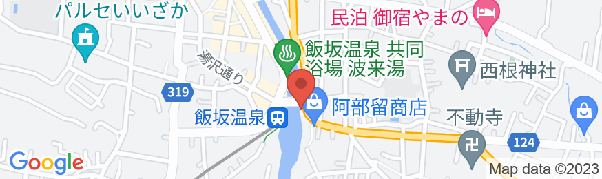 飯坂温泉 橋本舘の地図