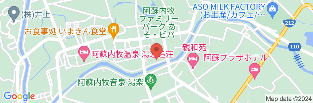 蘇る山と故郷 阿蘇内牧温泉 蘇山郷の地図