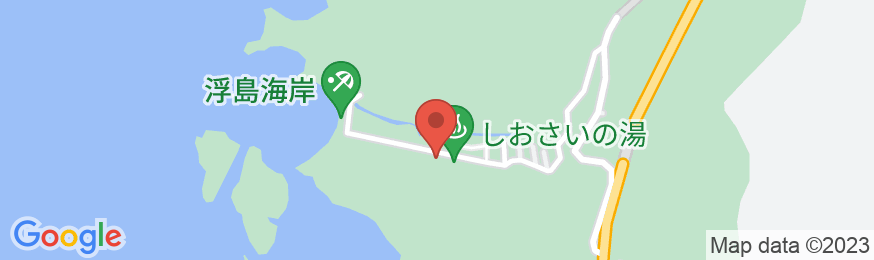 浮島温泉 民宿 清涼荘の地図