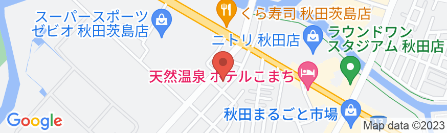 岩崎旅館の地図
