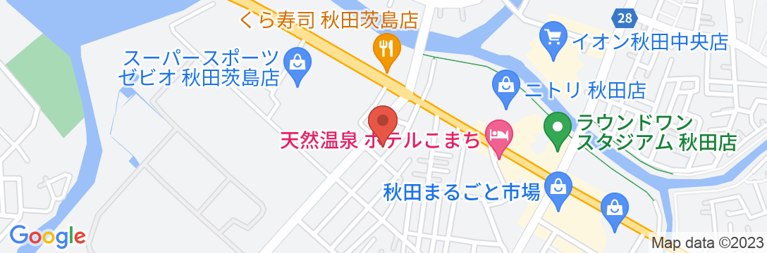 岩崎旅館の地図