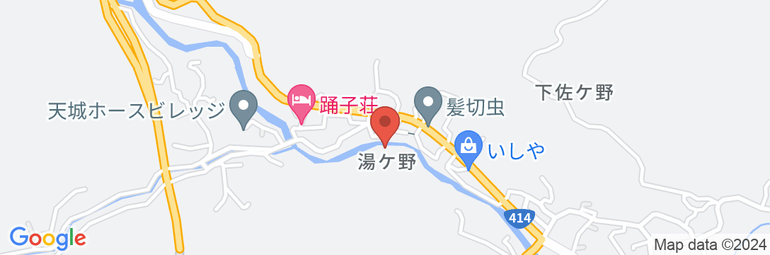 河津温泉 伊豆の踊子の宿 福田家の地図
