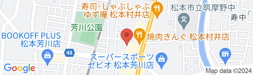 ガーデンホテル松本の地図