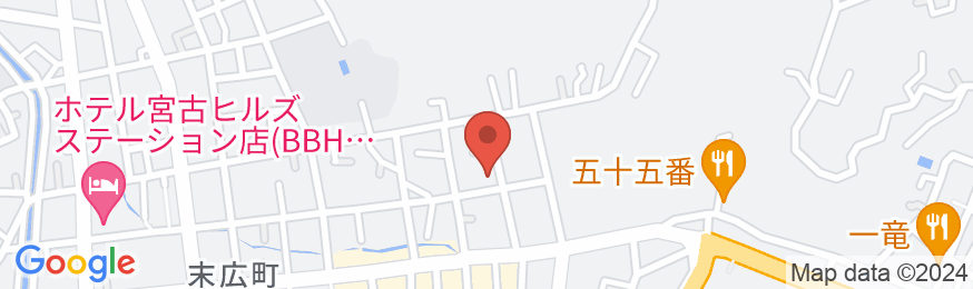 宮古ホテル沢田屋の地図
