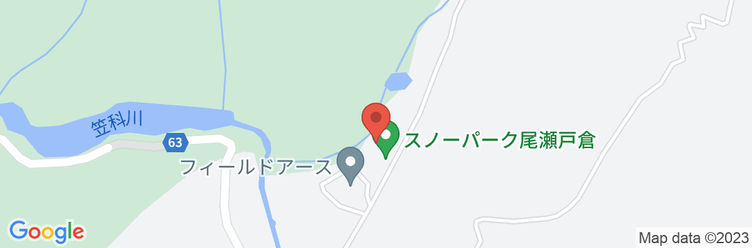 尾瀬高原ホテルの地図