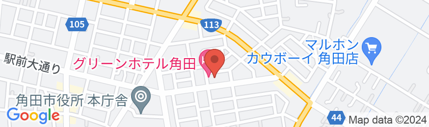 グリーンホテル角田の地図