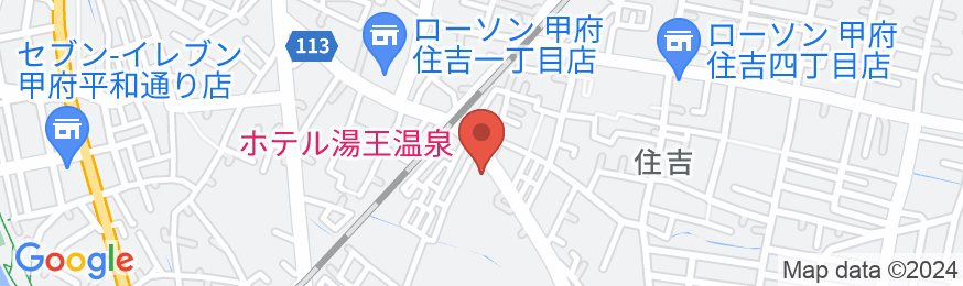ホテル湯王温泉の地図