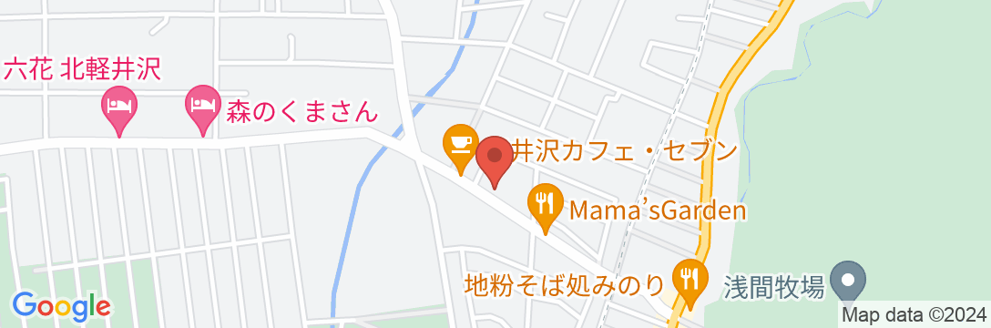 ログハウス貸別荘アルテック北軽井沢の地図