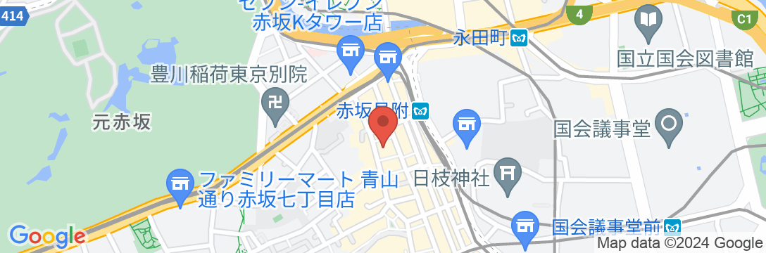 アパホテル〈赤坂見附〉の地図
