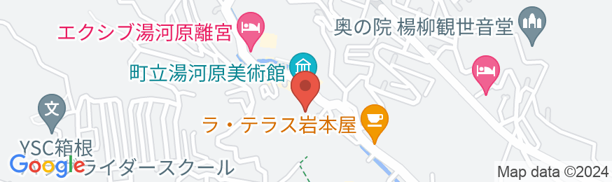 湯河原温泉 源泉 上野屋の地図