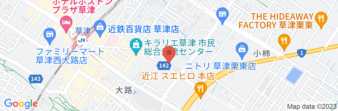 ビジネスホテル HIBARI(ビジネスホテル ひばり)の地図