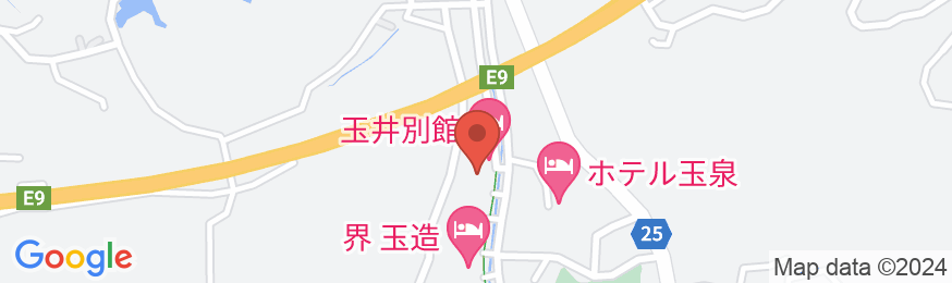 玉造温泉 玉井別館の地図