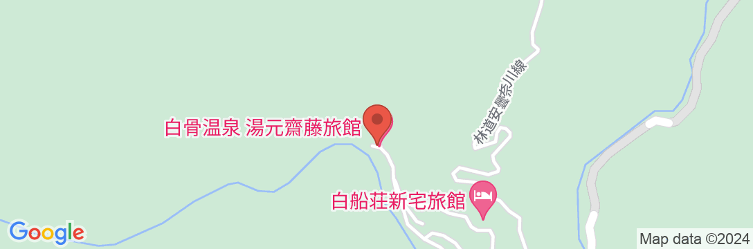 白骨温泉 湯元齋藤旅館の地図