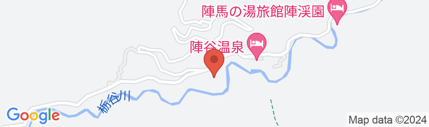 陣谷温泉の地図