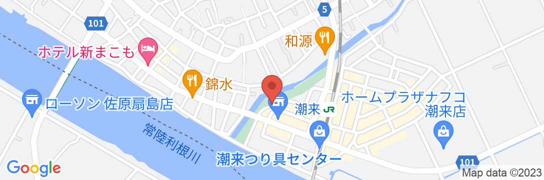 ホテル 水観荘の地図