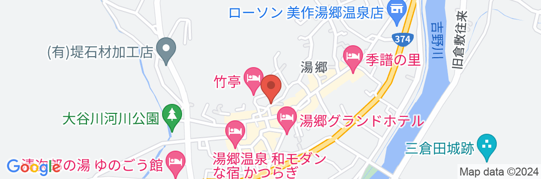 柚子の宿 千里園の地図