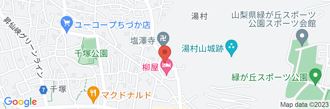 湯村温泉 弘法湯の地図