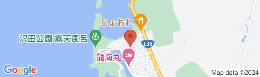 堂ヶ島温泉 民宿 保海荘(やすみそう)の地図