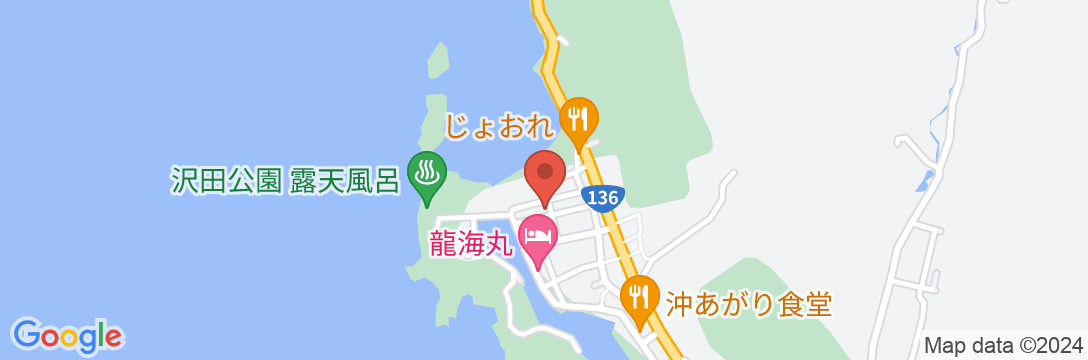 堂ヶ島温泉 民宿 保海荘(やすみそう)の地図