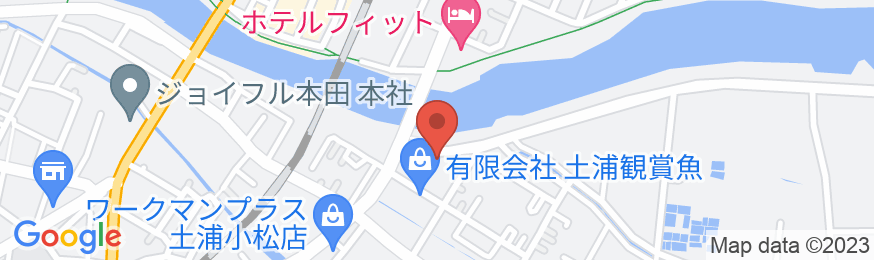ビジネスホテル トキワ<茨城県>の地図
