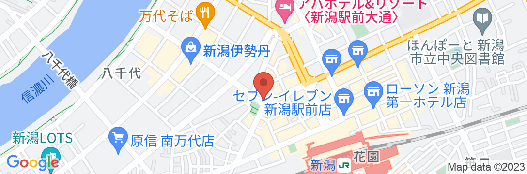 新潟東映ホテルの地図