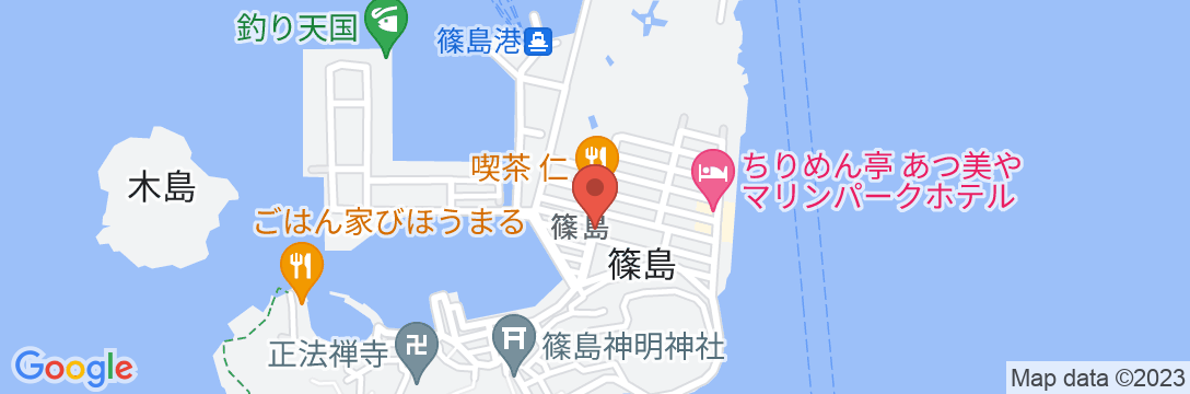 漁師民宿たから舟<篠島>の地図