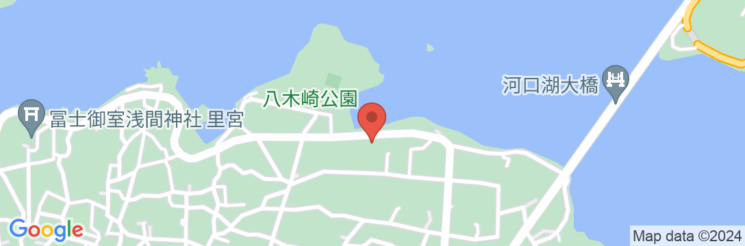 富士河口湖温泉 レイクランドホテル みづのさとの地図