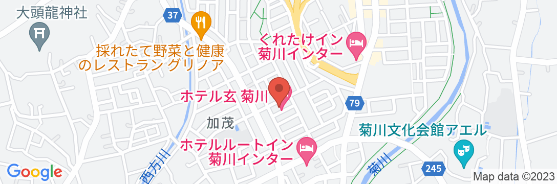 ホテル玄 菊川の地図