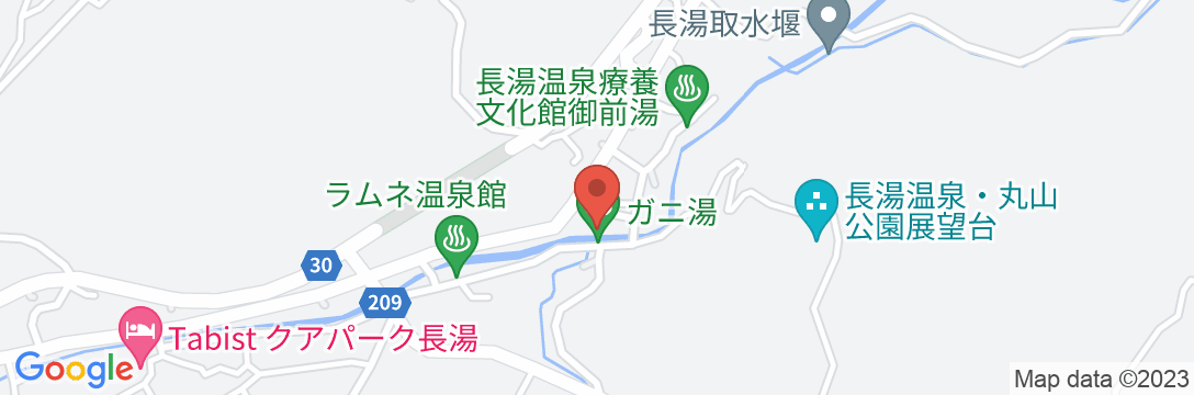 長湯温泉 紅葉館<大分県>の地図