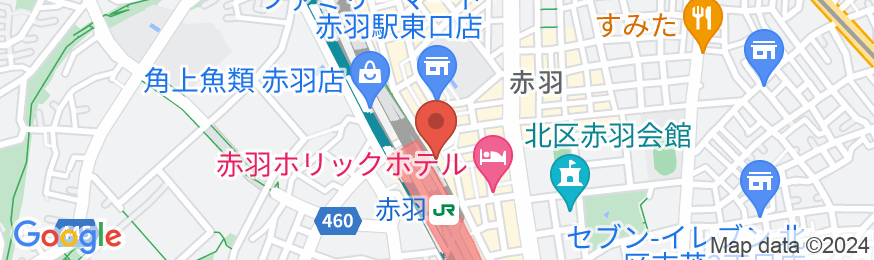 JR東日本ホテルメッツ赤羽の地図